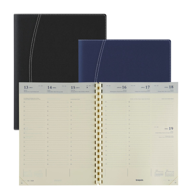 Agenda Brepols TIMING - 17 x 22 cm - 1 semaine sur 2 pages
