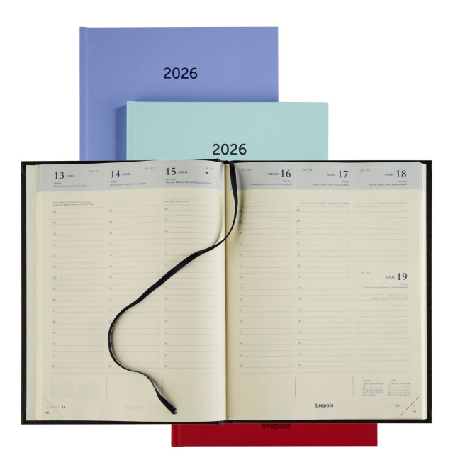 Brepols TIMING Agenda - 17 x 22 cm - 1 week op 2 pagina's