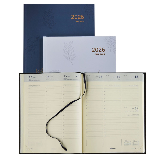 Agenda Brepols TIMING - 17 x 22 cm - 1 semaine sur 2 pages