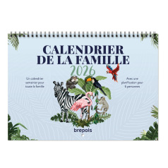 Calendrier de la FAMILLE Brepols - semainier - 31 x 22 cm Calendrier de la FAMILLE Brepols - semainier - 31 x 22 cm