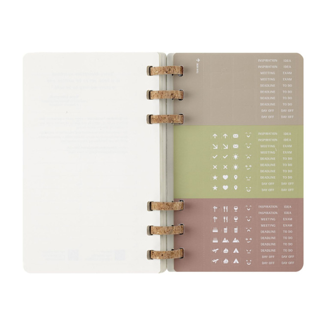 Agenda Moleskine WEKELIJKSE & MAANDELIJKSE LEVENPLANNER - XL 19 x 25 cm - 1 week op 2 pagina's