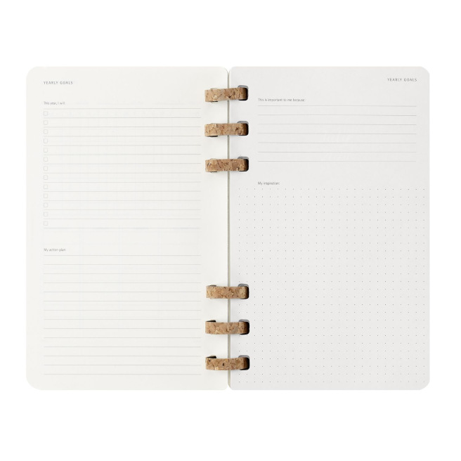 Agenda Moleskine WEKELIJKSE & MAANDELIJKSE LEVENPLANNER - XL 19 x 25 cm - 1 week op 2 pagina's
