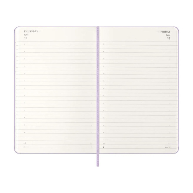 Agenda Moleskine - Large 13 x 21 cm - 1 jour par page