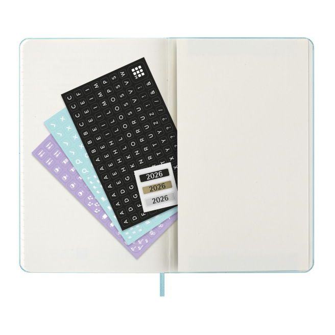 Agenda Moleskine - Large 13 x 21 cm - 1 semaine sur 2 pages avec notes Agenda Moleskine - Large 13 x 21 cm - 1 semaine sur 2 pages avec notes