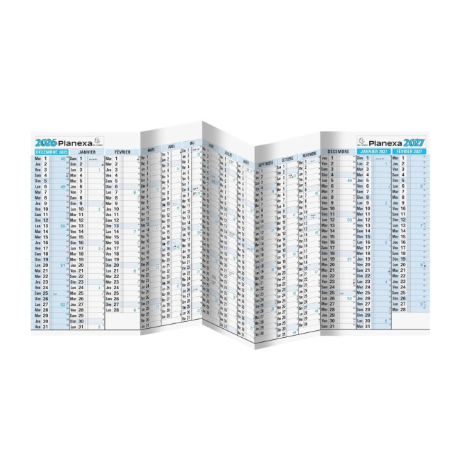 Uitklapbare wandplanner Exacompta PLANEXA - 90 x 33 cm - 15 maanden Uitklapbare wandplanner Exacompta PLANEXA - 90 x 33 cm - 15 maanden