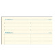 Agenda Exacompta ESPACE 27 - 21 x 27 cm - 1 semaine sur 2 page avec notes