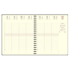 Agenda Exacompta EUROTIME 22S - 18 x 22,5 cm - 1 week op 2 pagina's