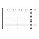 Agenda Exacompta EUROTIME 22W FOREVER - 18,5 x 22,5 cm - 1 semaine sur 2 pages