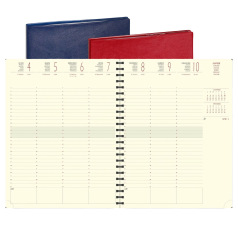 Exacompta EUROTIME 27S Planner - 21 x 27 cm - 1 week over 2 pagina's