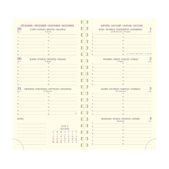 Agenda Exacompta EUROTIME 16S - 9 x 16 cm - 1 week op 2 pagina's Agenda Exacompta EUROTIME 16S - 9 x 16 cm - 1 week op 2 pagina's