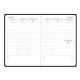 Agenda Exacompta HORIZONS 15 - 10,5 x 15,5 cm - 1 semaine sur 2 pages