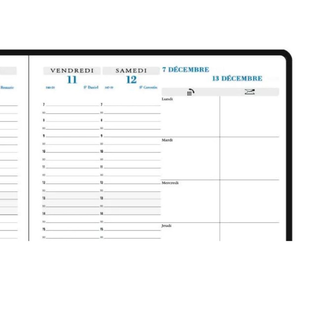 Agenda Exacompta HORIZONS 22 - 18 x 22,5 cm - 1 week op 2 pagina's Agenda Exacompta HORIZONS 22 - 18 x 22,5 cm - 1 week op 2 pagina's