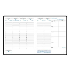 Agenda Exacompta HORIZONS 22 - 18 x 22,5 cm - 1 week over 2 pagina's Agenda Exacompta HORIZONS 22 - 18 x 22,5 cm - 1 week over 2 pagina's