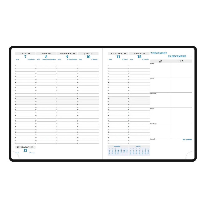 Agenda Exacompta HORIZONS 22 - 18 x 22,5 cm - 1 week op 2 pagina's
