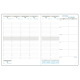 Agenda Exacompta HORIZONS 27 - 21 x 27 cm - 1 semaine sur 2 pages