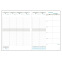 Agenda Exacompta HORIZONS 27 - 21 x 27 cm - 1 semaine sur 2 pages