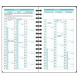 Agenda Exacompta LADY 16S - 9 x 16 cm - 1 semaine sur 2 pages avec notes