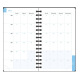 Agenda Exacompta LADY 16S - 9 x 16 cm - 1 semaine sur 2 pages avec notes