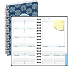 Agenda Exacompta LADY 16S - 9 x 16 cm - 1 week over 2 pagina's met notities