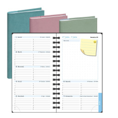 Agenda Exacompta LADY 16S - 9 x 16 cm - 1 week over 2 pagina's met notities