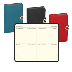 Agenda Exacompta 2 dagen/pagina - 6,5 x 10,5 cm - 2 dagen per pagina - alleen navulling