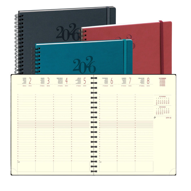 Agenda Exacompta EUROTIME 22S - 18 x 22,5 cm - 1 week op 2 pagina's Agenda Exacompta EUROTIME 22S - 18 x 22,5 cm - 1 week op 2 pagina's