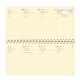 Agenda Quo Vadis PLANITAL - 8,8 x 17 cm - 1 semaine sur 2 pages