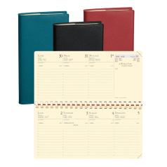 Agenda Quo Vadis PLANITAL - 8,8 x 17 cm - 1 semaine sur 2 pages