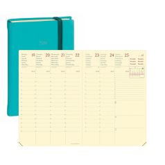 Agenda Quo Vadis AFFAIRES PRESTIGE - 10 x 15 cm - 1 week op 2 pagina's - Silk