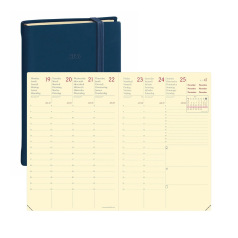 Agenda Quo Vadis AFFAIRES PRESTIGE - 10 x 15 cm - 1 week op 2 pagina's - Silk