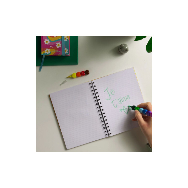 Crayons empilables Legami DREAM IN COLOUR - 12 en 1