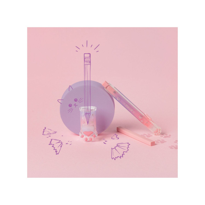 Gomme rétractable avec recharge Legami MEOW