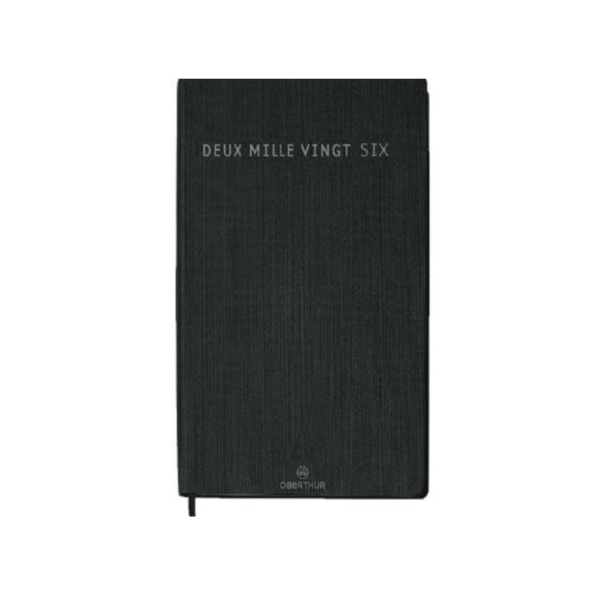 Agenda Oberthur CARRE IVOIRE - 14 x 22 cm - 1 jour par page