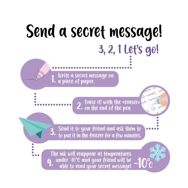 Set de 3 rollers effaçables LEGAMI