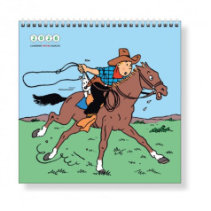 Maandelijkse muurkalender TINTIN - 30 x 30 cm