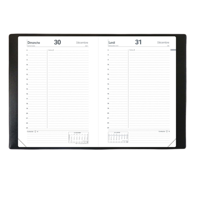 Agenda Quo Vadis ABP1 - 13 x 21 cm - 1 dag per pagina