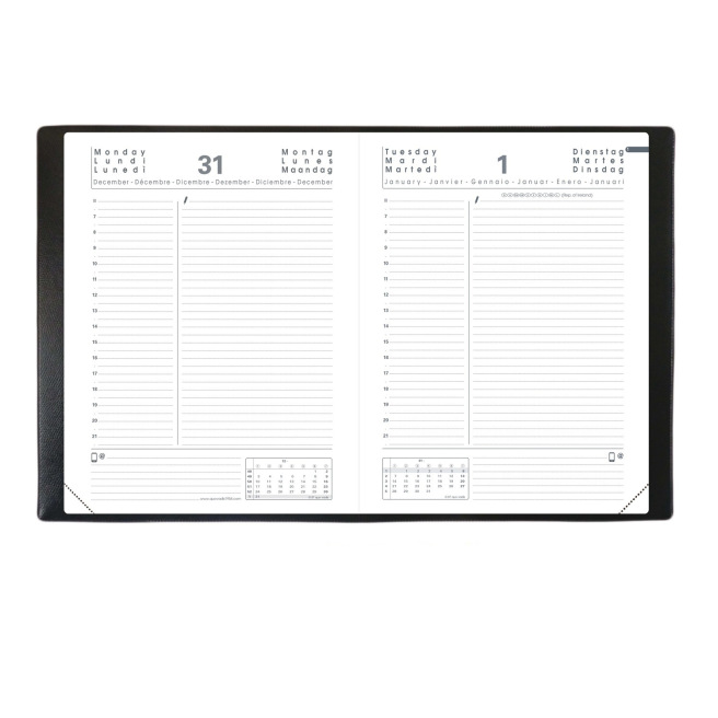 Agenda Quo Vadis ABP2 - 12 x 17 cm - 1 jour par page Agenda Quo Vadis ABP2 - 12 x 17 cm - 1 jour par page