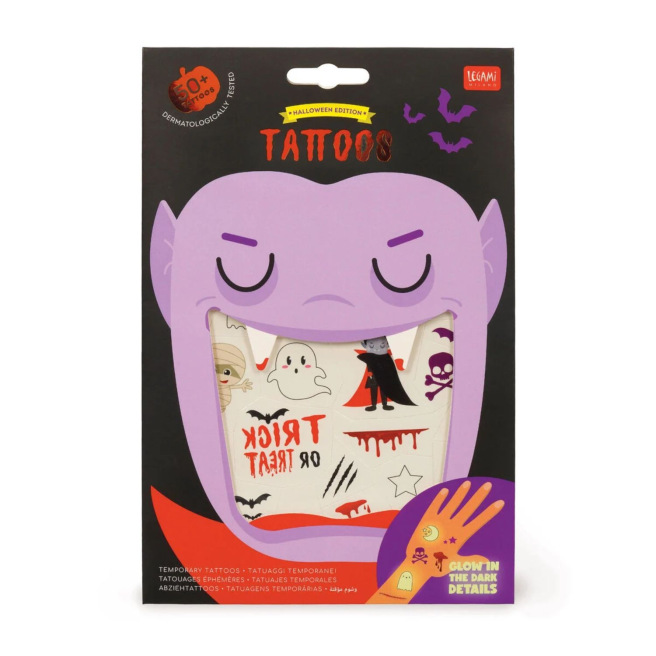 Tatouages éphémères Legami Halloween