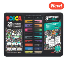 Uni-Ball Posca verfmarker set Uni-Ball Posca verfmarker set