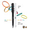 Set Lamy SAFARI stylo-plume All White + stylo-plume All Black + bagues de couleur