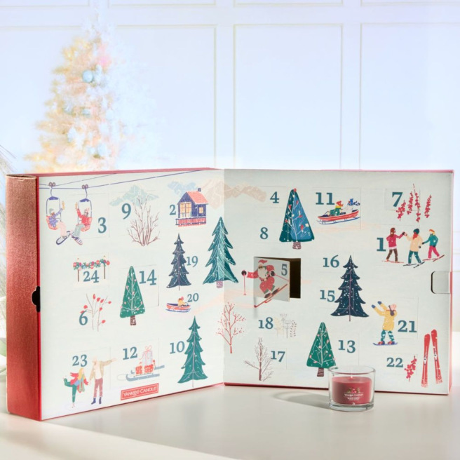 Calendrier de l'Avent couronne Yankee Candle APRES-SKI COLLECTION