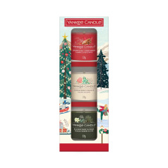 Bougie votive Yankee Candle CHRISTMAS CLASSICS - coffret de 3