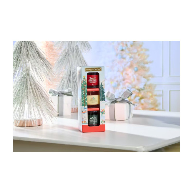 Bougie votive Yankee Candle CHRISTMAS CLASSICS - coffret de 3