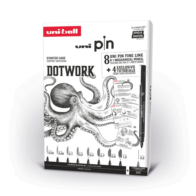 Coffret cadeau de feutres calibrés Uni-ball PIN