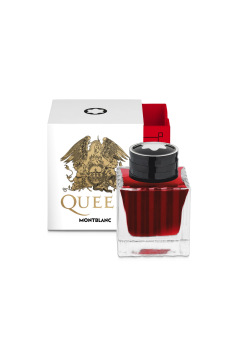 Fles Montblanc Great Character inkt EERBETOON AAN QUEEN - 50 ml - rood