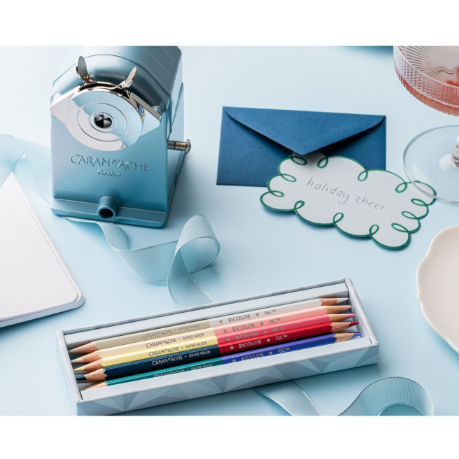 Set de crayons de couleur Caran d'Ache édition spéciale ALPINE FROST