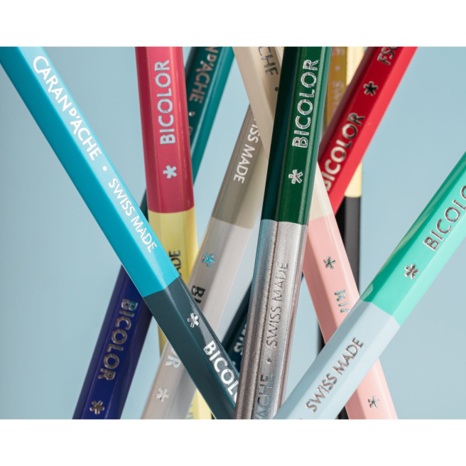 Set de crayons de couleur Caran d'Ache édition spéciale ALPINE FROST