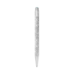 Stylo-bille Caran d'Ache ECRIDOR - édition spéciale ALPINE FROST avec étui en cuir