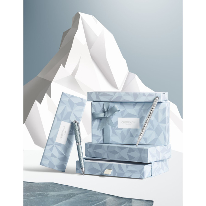 Stylo-bille Caran d'Ache LÉMAN - édition spéciale ALPINE FROST