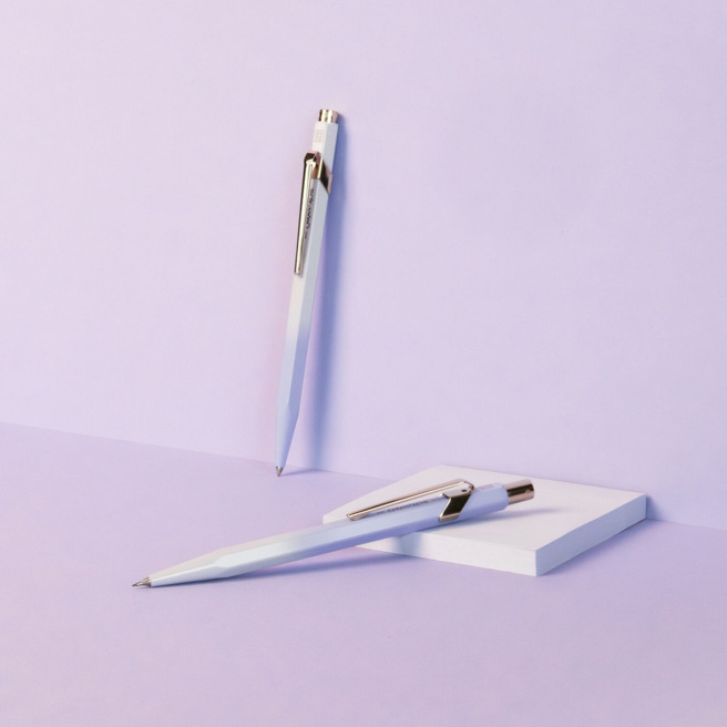 Set stylo-bille + porte-mines Caran d'Ache 849 BLOOMING LAVENDER - édition limitée